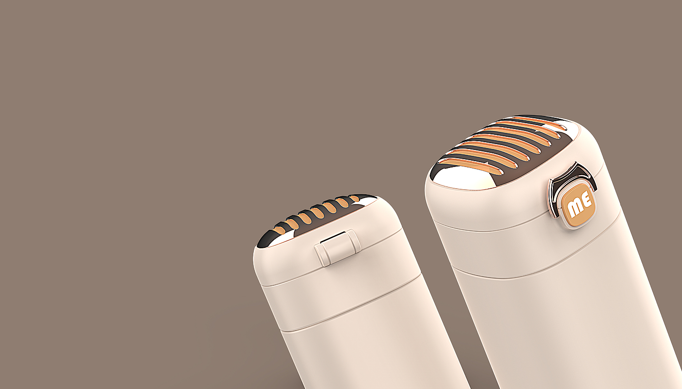 Retro microphone simple thermos cup，