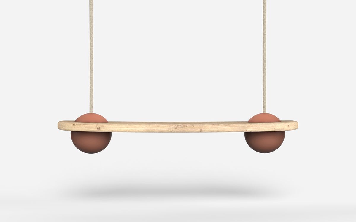 swing，indoor，Home design，ball，woodiness，