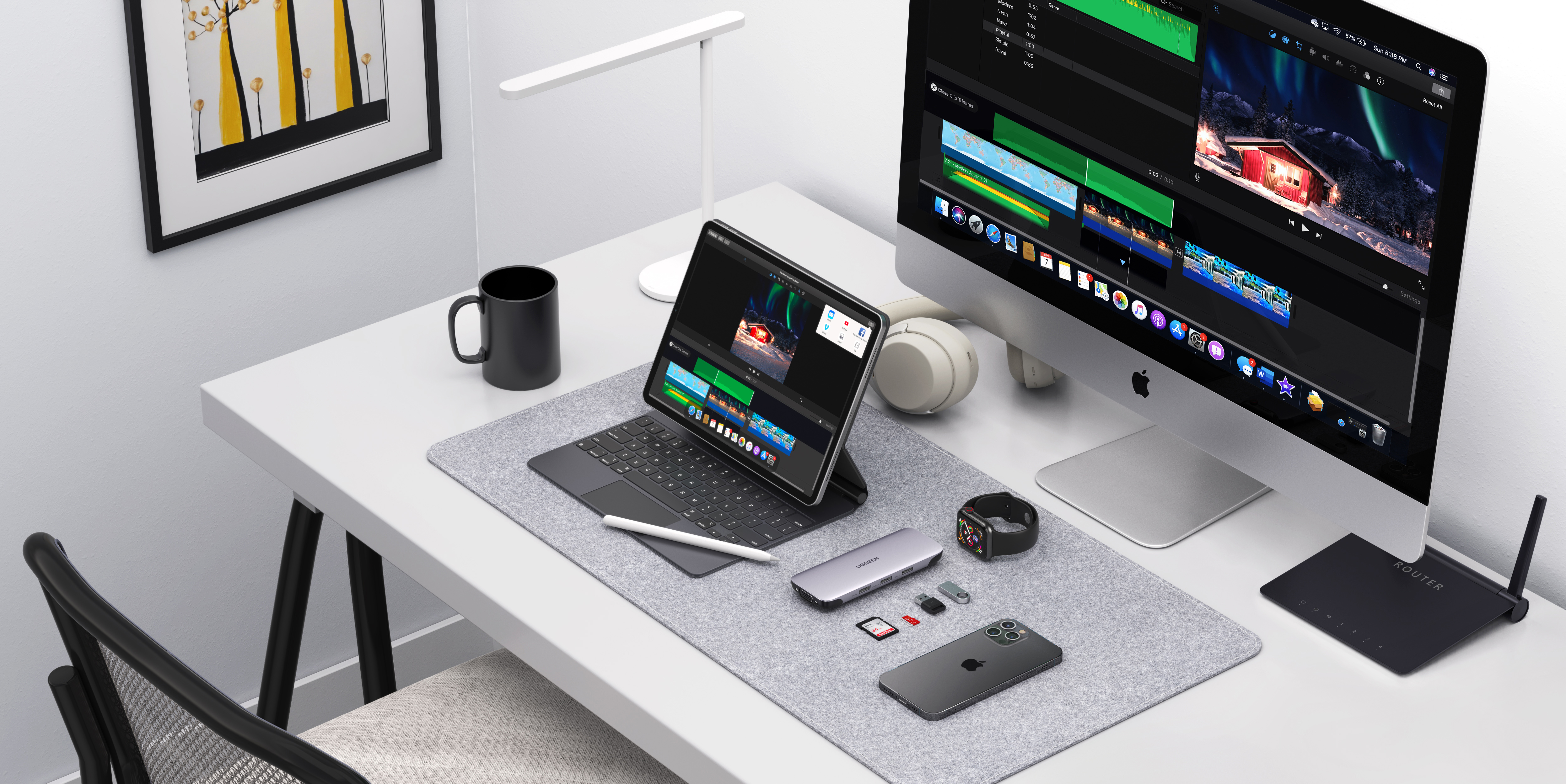 Lvlian products，Product rendering，headset，Scene rendering，