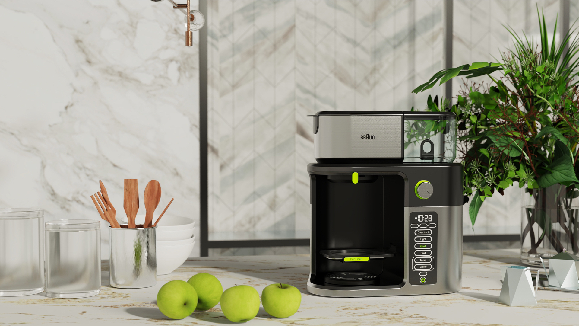 Coffee machine，rhinoceros，rhino，keyshot，Render，