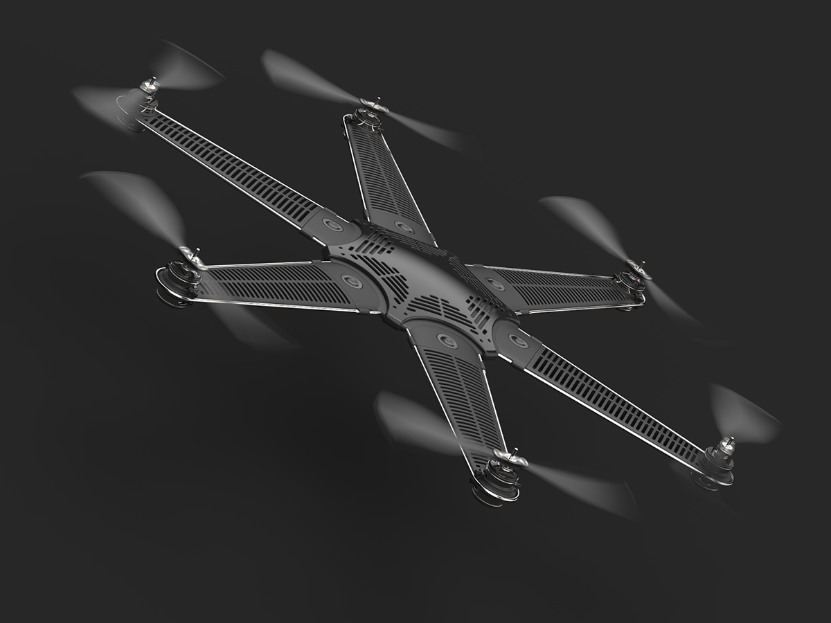 invisible，Paddle Blade，modeling，slender，UAV，
