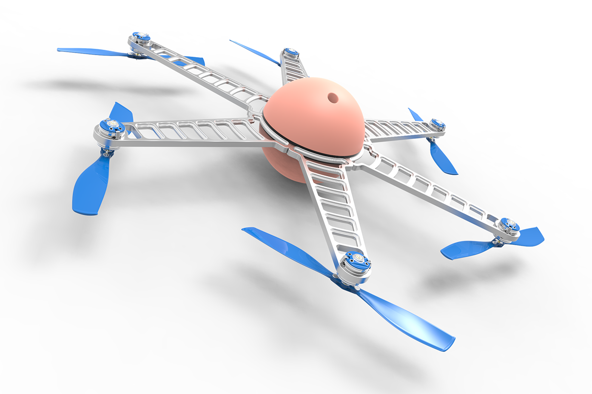 invisible，Paddle Blade，modeling，slender，UAV，