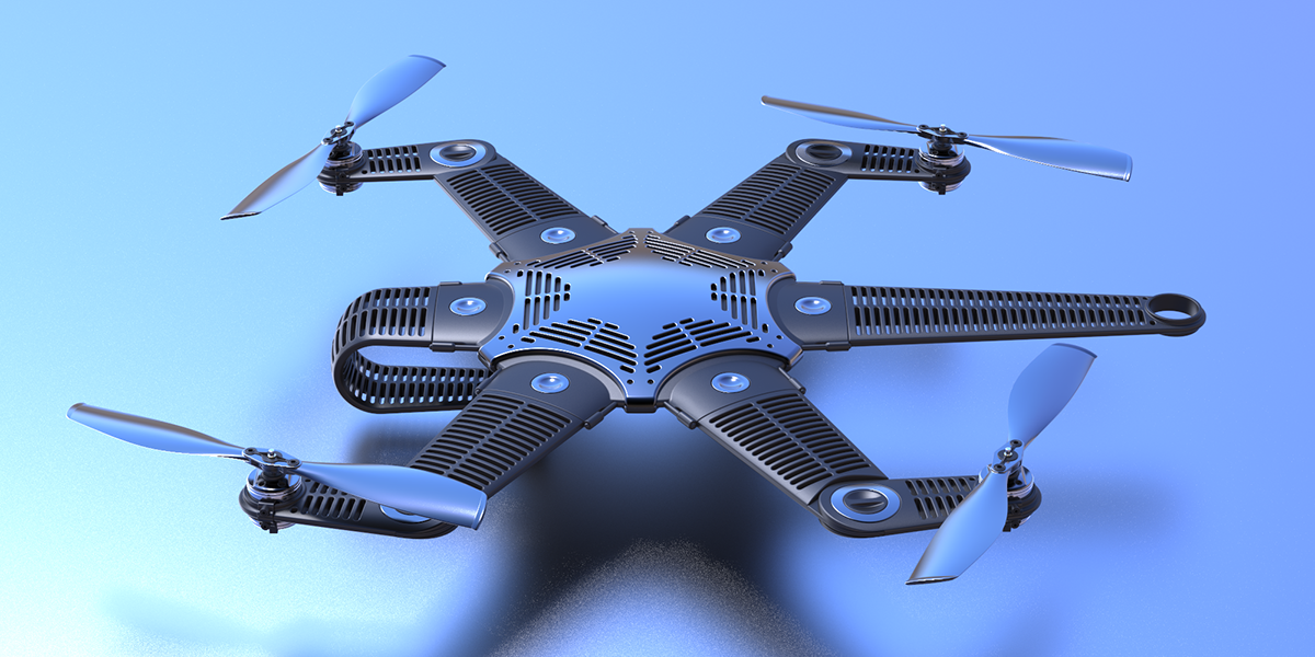 invisible，Paddle Blade，modeling，slender，UAV，