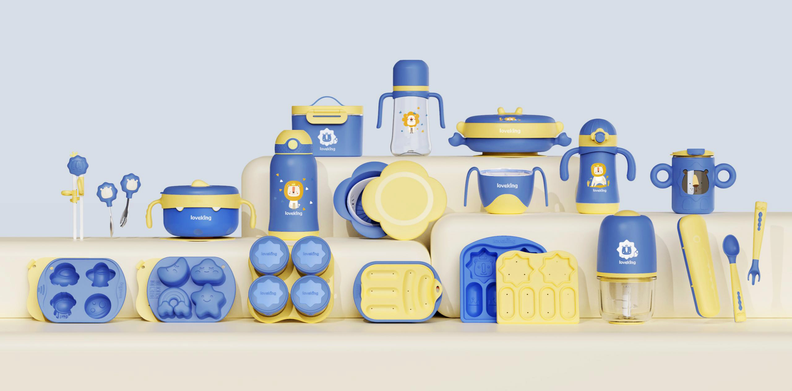 Feeding products，Maternal and infant products，Water cup，tableware，packing design，IP Design，