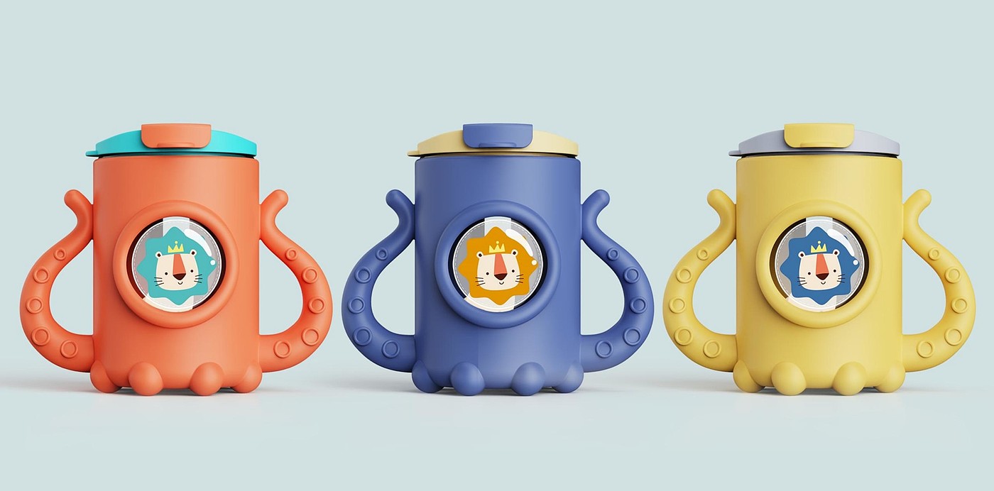 Feeding products，Maternal and infant products，Water cup，tableware，packing design，IP Design，