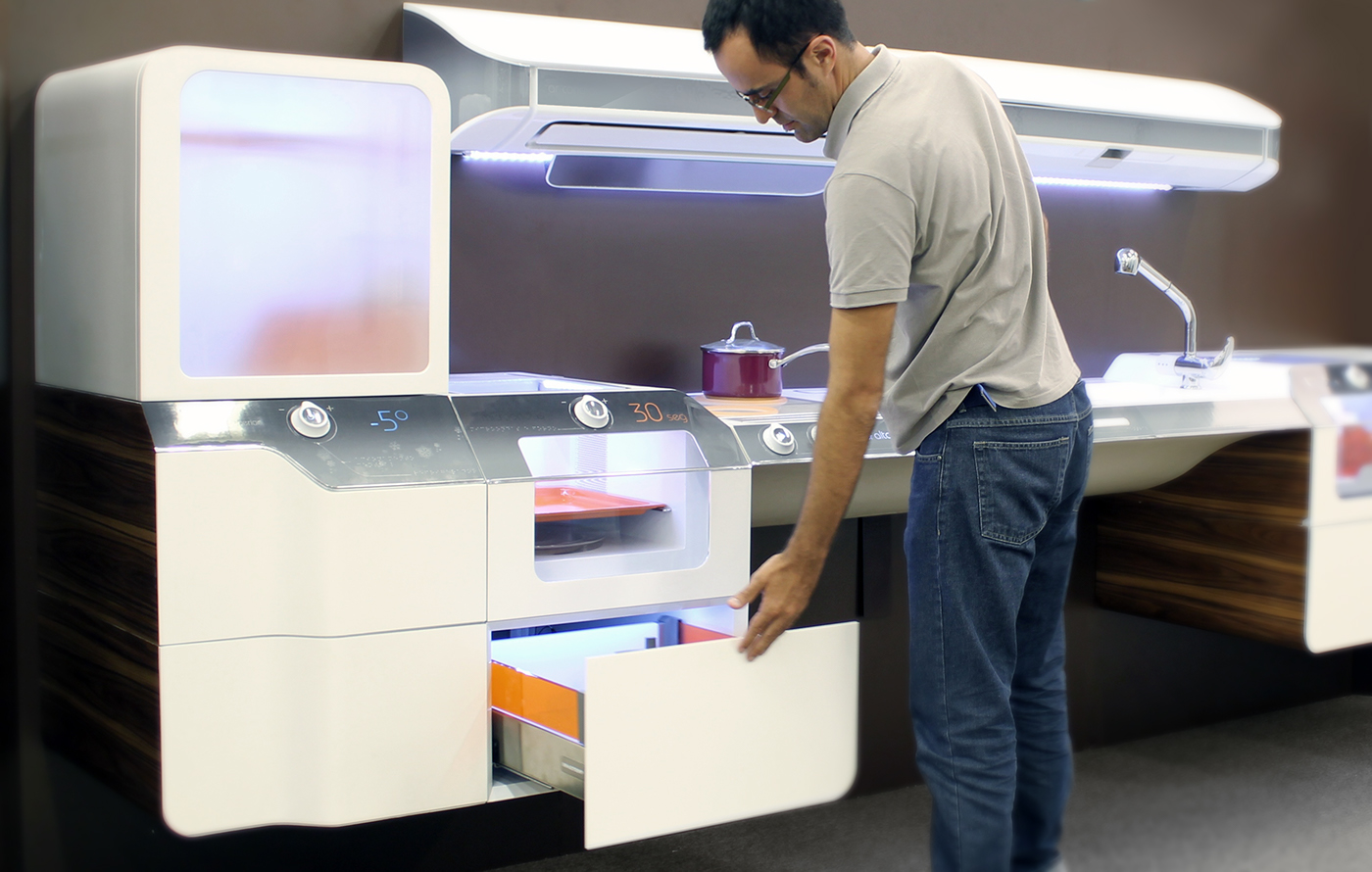 kitchen，concept，modularization，For people with disabilities，