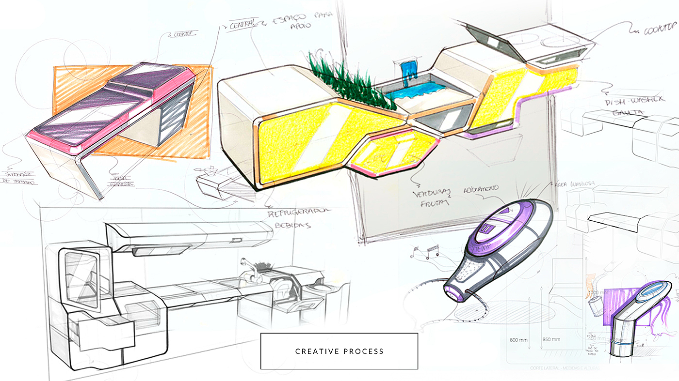 kitchen，concept，modularization，For people with disabilities，