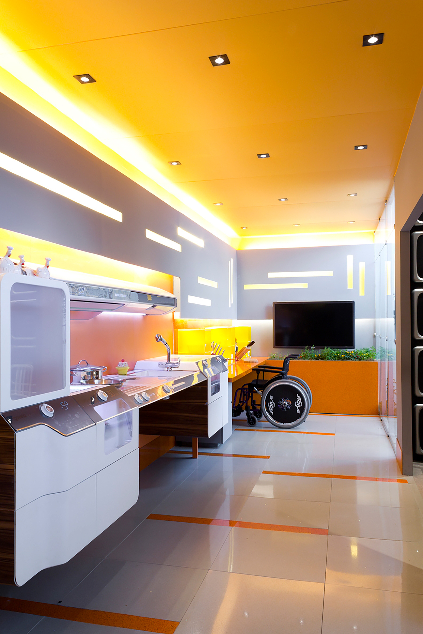 kitchen，concept，modularization，For people with disabilities，