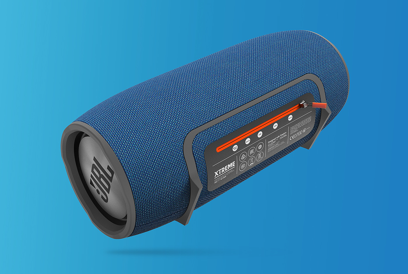 jbl，loudspeaker box，Bluetooth，Portable，blue，sound，