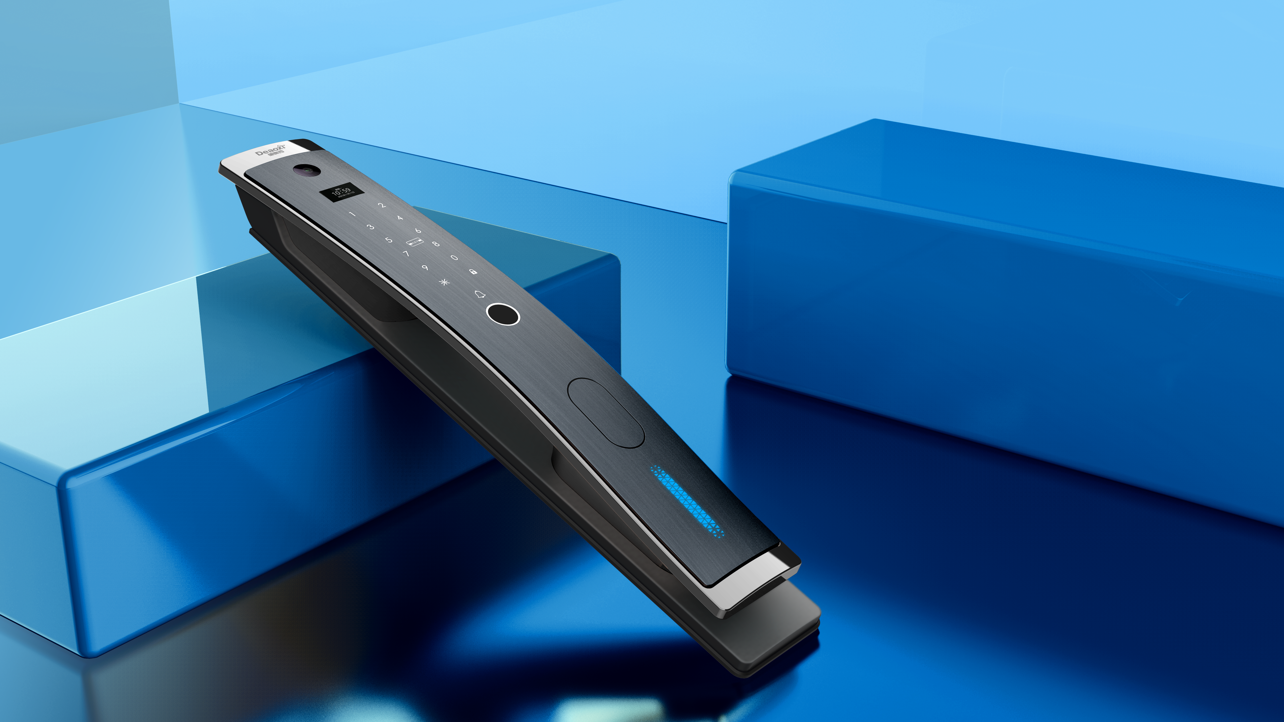 Intelligent door lock，fashion，Simplicity，Smart home，Intelligent digital，