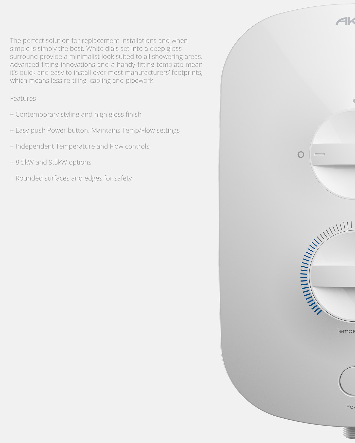 Minimalist，Electric，Electric mechanical shower，heater，heating，