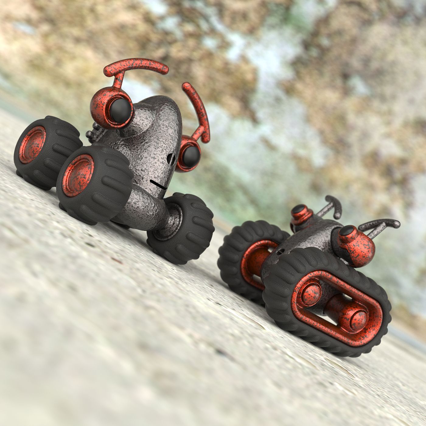 intelligence，robot，bionics，colour，miniature，