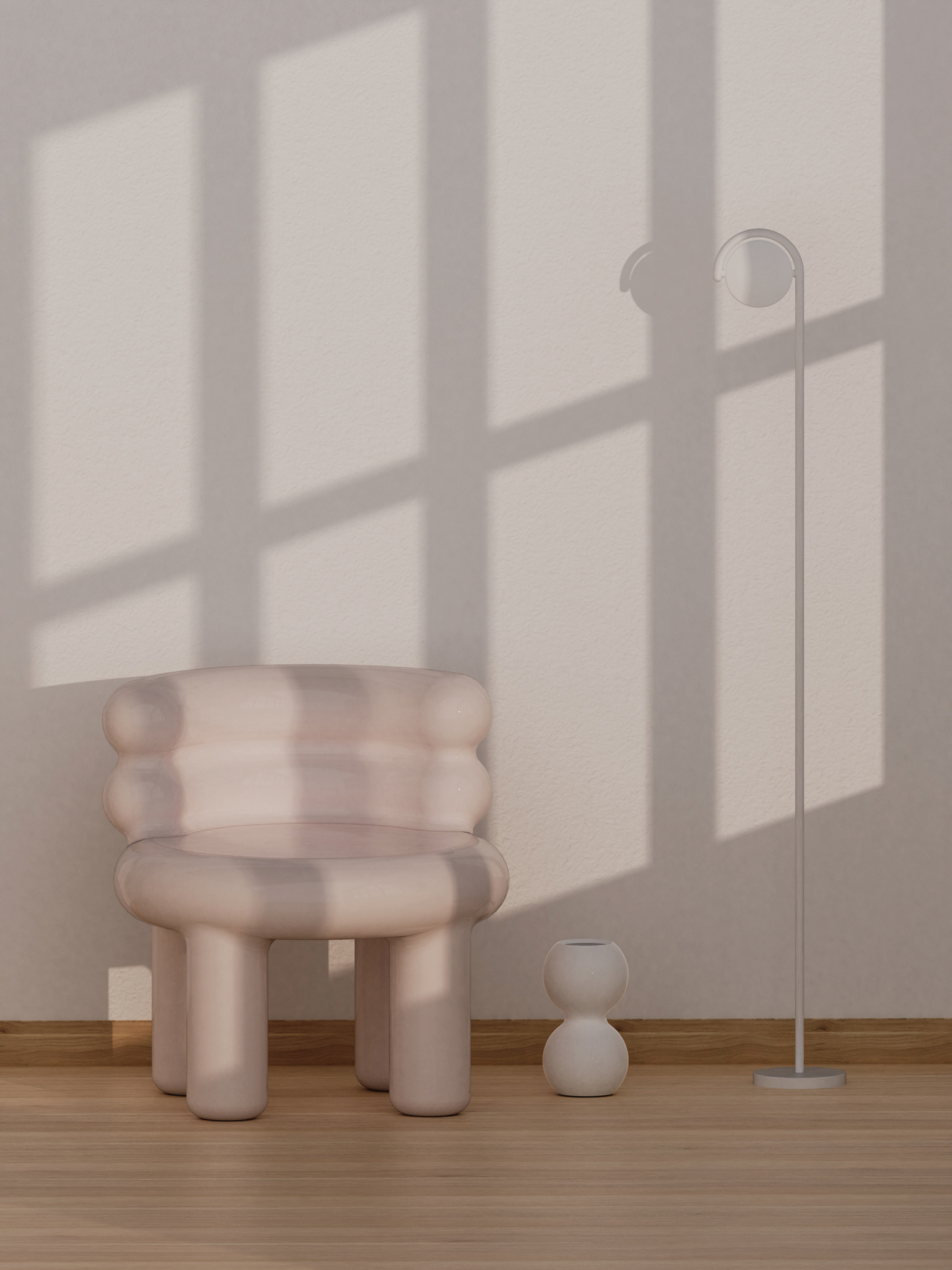 chair，product design，Ceramic structure，