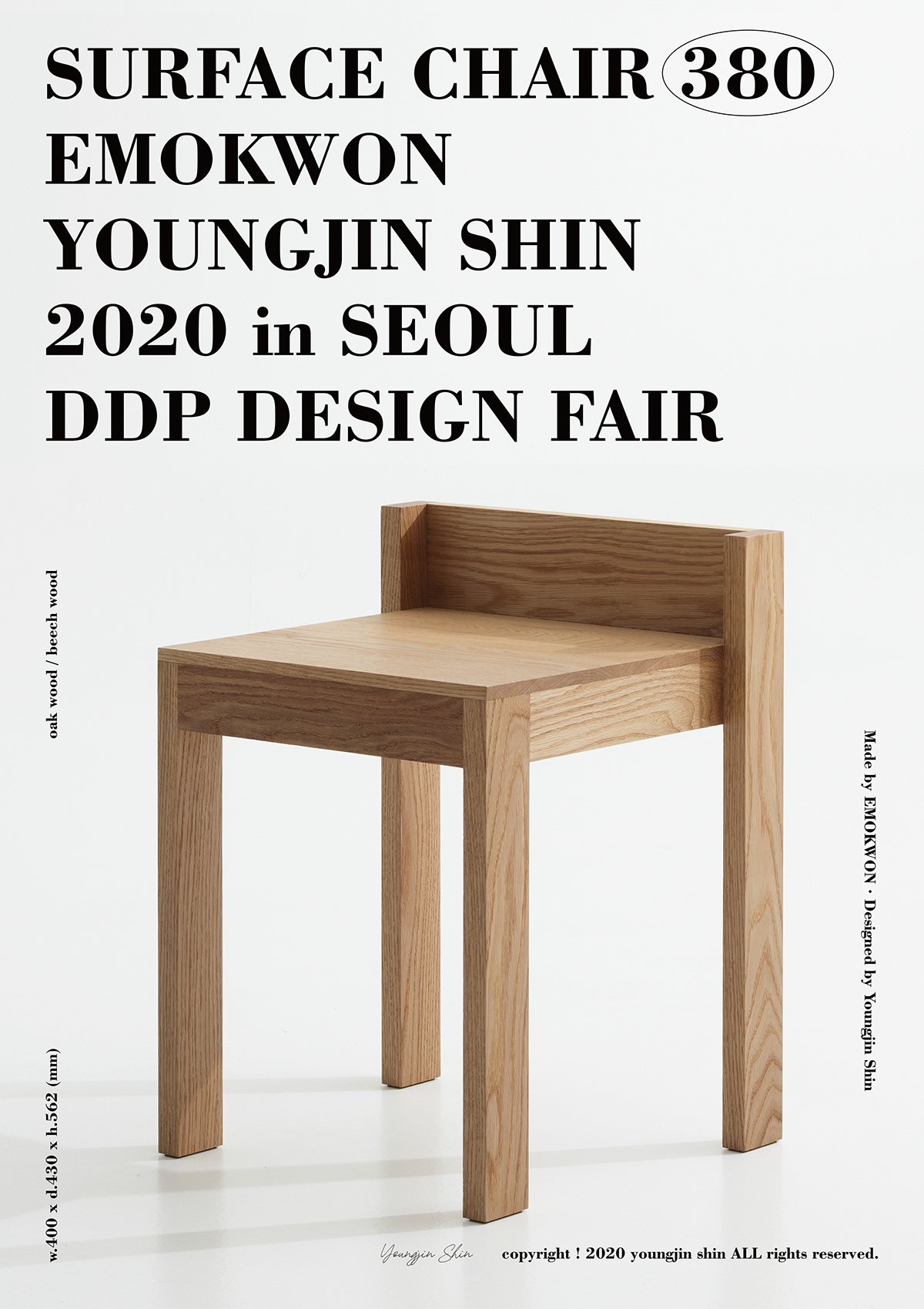 Foldable，Minimalist，Save space，Meet various lifestyles，Surface Chair 380，