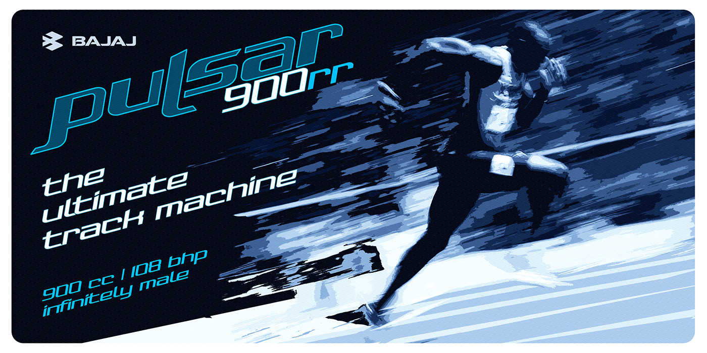 Bajaj pulsar 900rr，New flagship super bike，Sharp shape，Track bicycle，Sense of future，