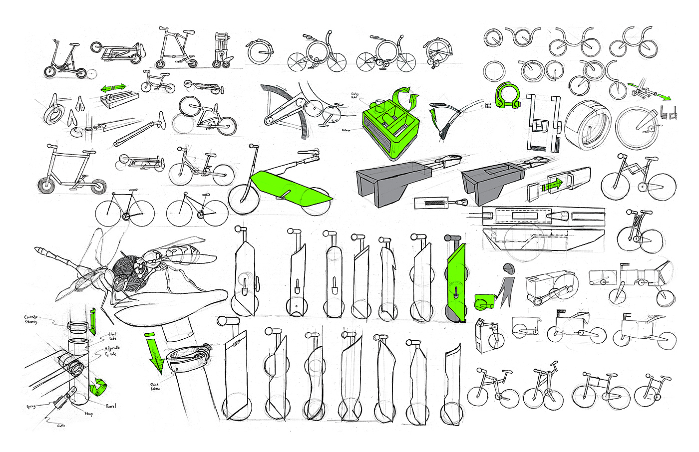 Bicycle，fold，environment protection，Portable，