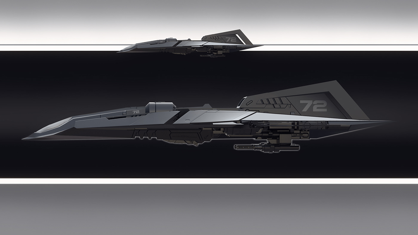 Sharp shape，concept，Military ship，Simple atmosphere，