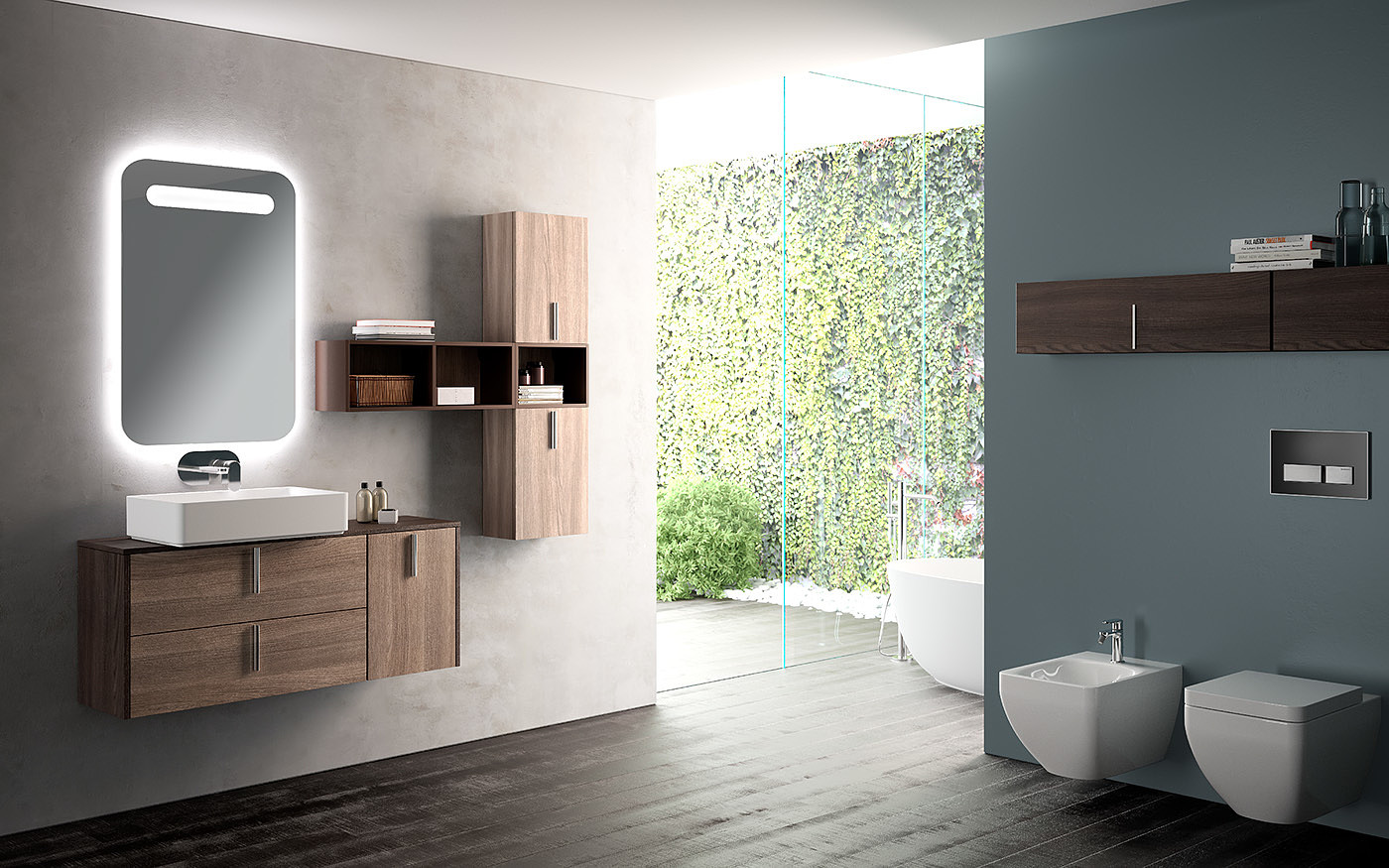 Bathroom design，Render，Interior，