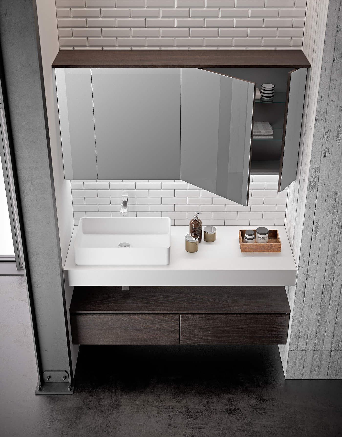 Bathroom design，Render，Interior，