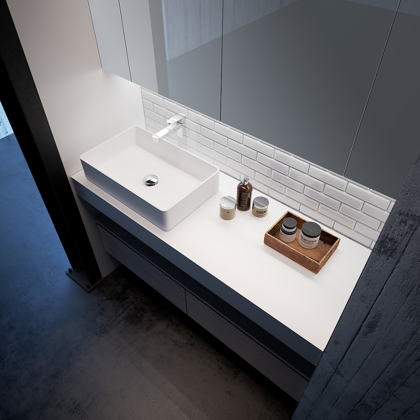 Bathroom design，Render，Interior，