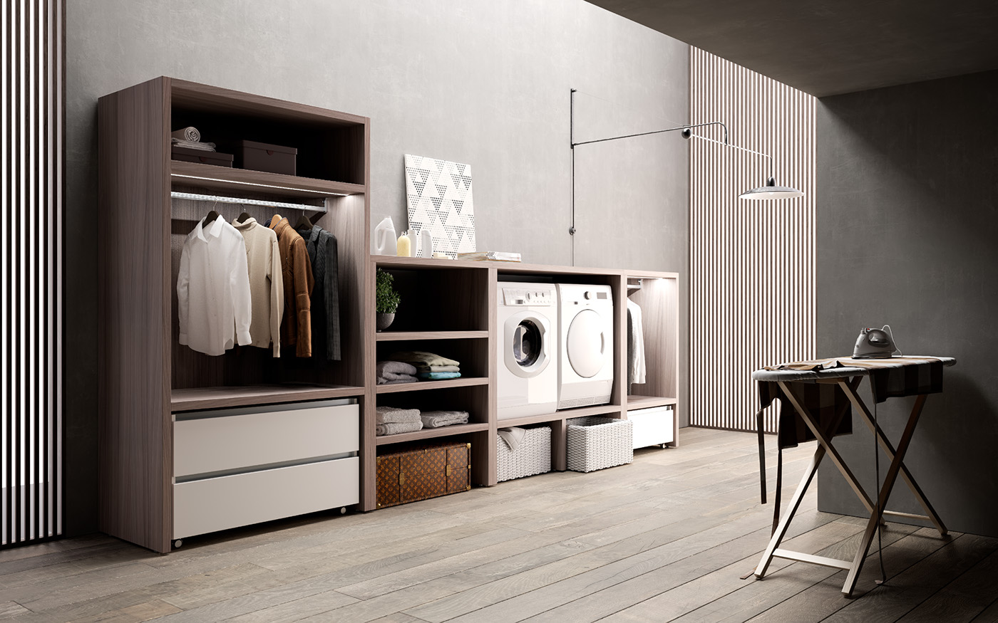 Bathroom design，Render，Interior，