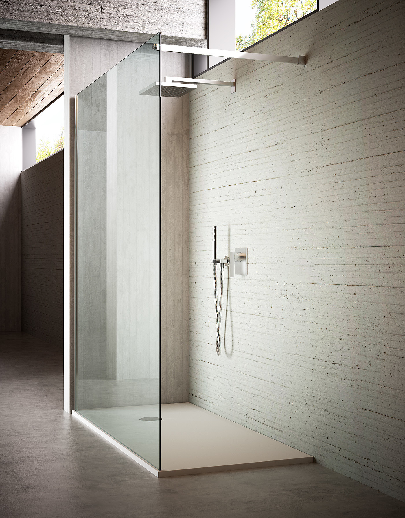 Bathroom design，Render，Interior，