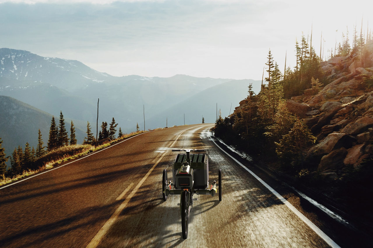 outdoors，freight transport，Bicycle，camp，
