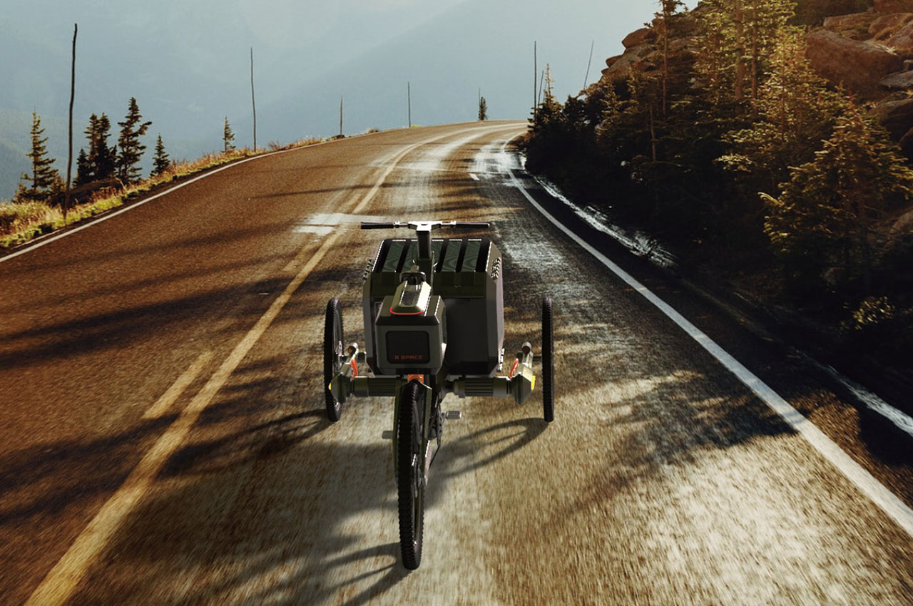 outdoors，freight transport，Bicycle，camp，