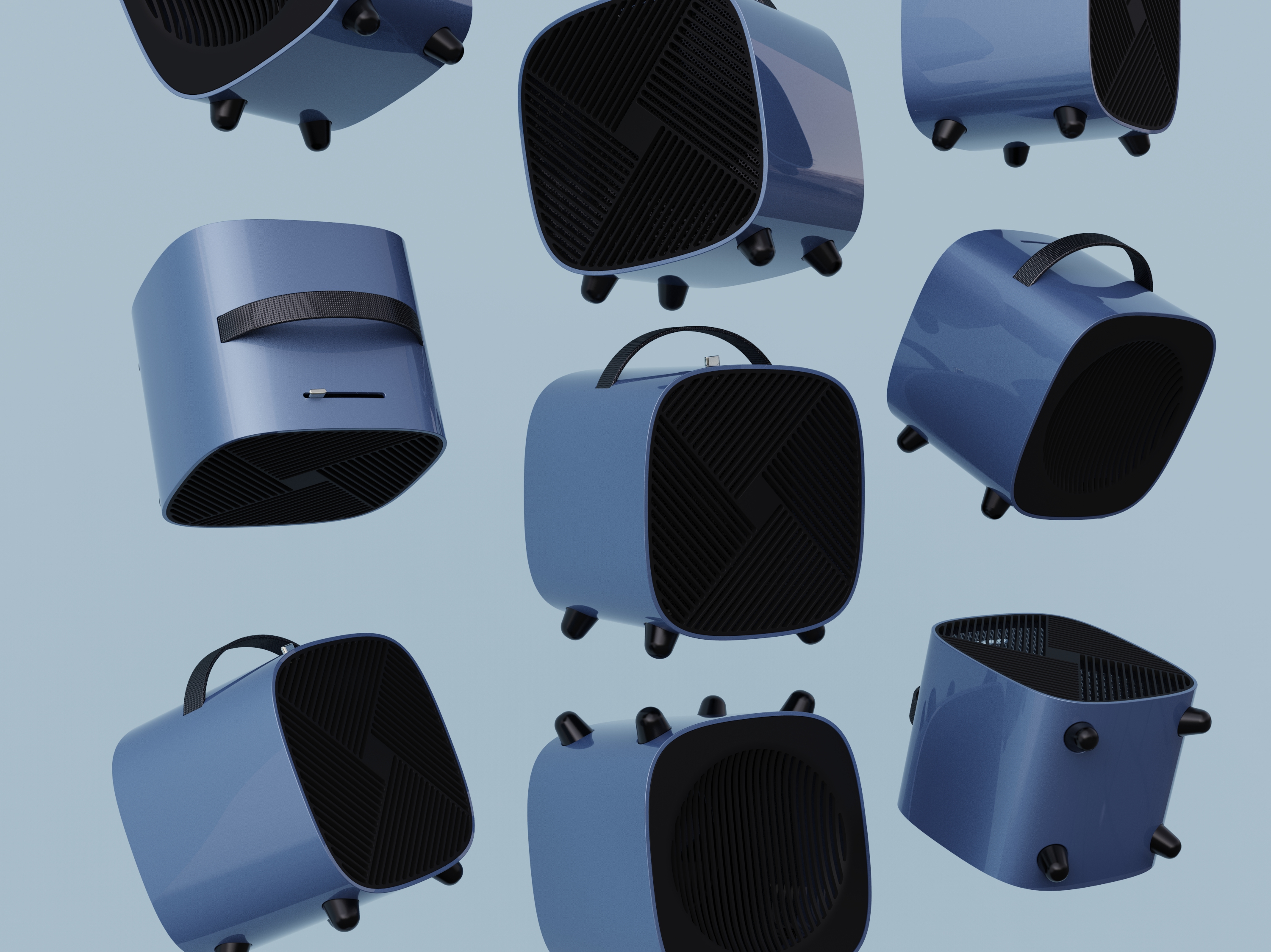 Air heater，desktop，Appearance design，household electrical appliances，