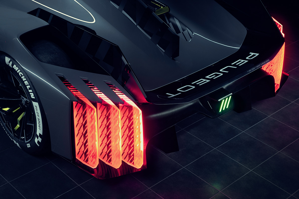 Peugeot 9X8 - REVEAL，Strong performance，Smooth lines，Technological innovation，