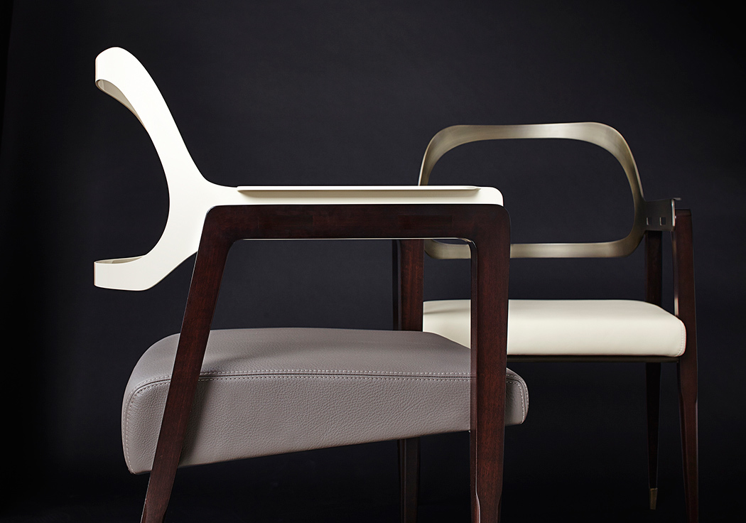 chair，walnut，outline，Leatherwear，Polished metal，