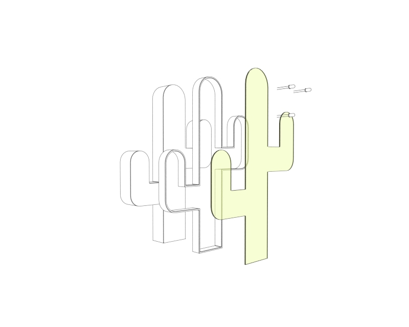 Decoration product，CACTUS，ornament，Decorative and functional，