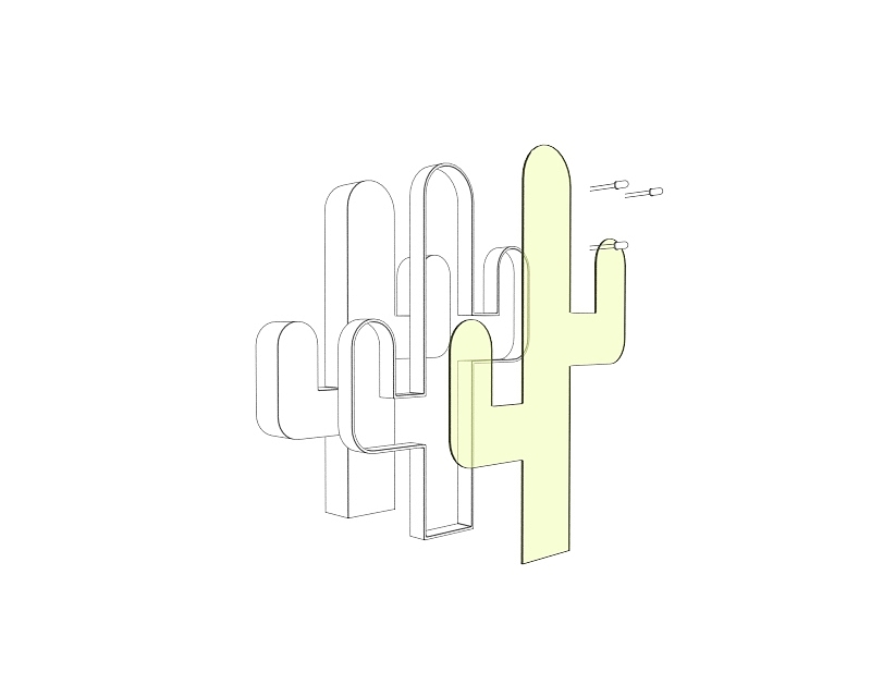 Decoration product，CACTUS，ornament，Decorative and functional，