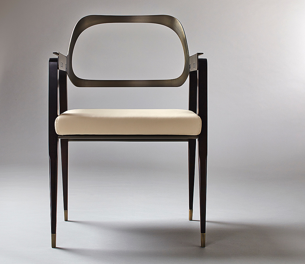 chair，walnut，outline，Leatherwear，Polished metal，