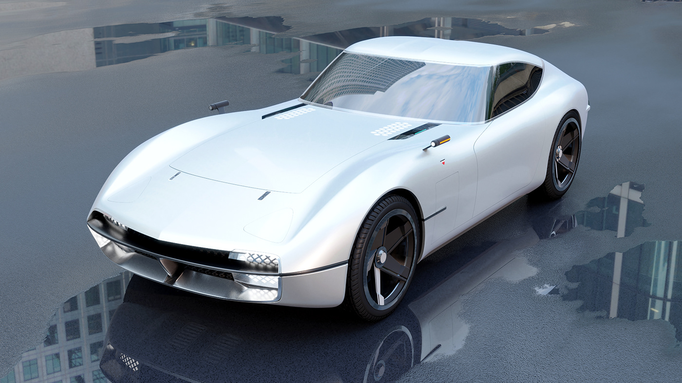 Toyota 2000 GT，Sports car，，Smooth lines，