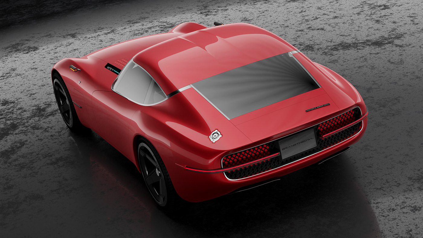 Toyota 2000 GT，Sports car，，Smooth lines，