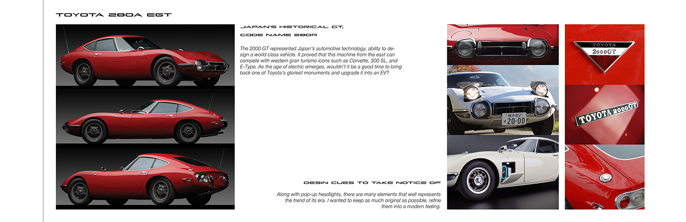 Toyota 2000 GT，Sports car，，Smooth lines，