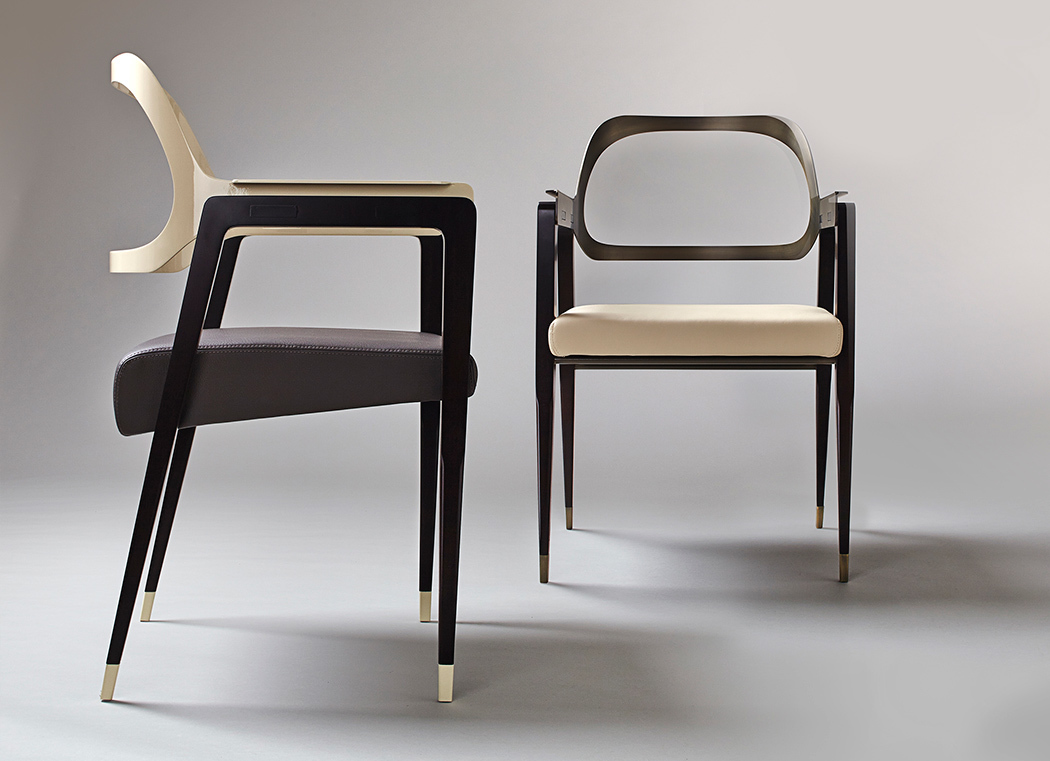 chair，walnut，outline，Leatherwear，Polished metal，