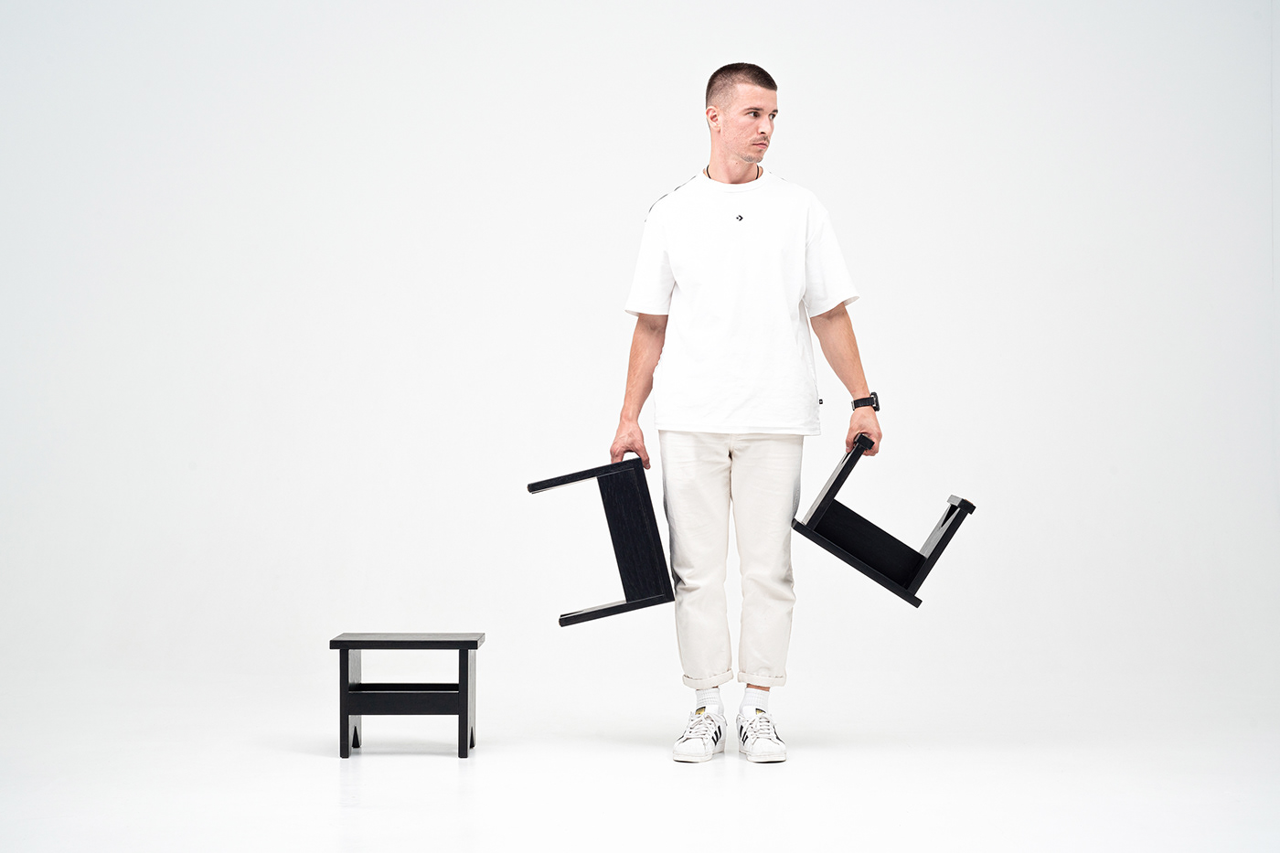 chair，stool，oak，