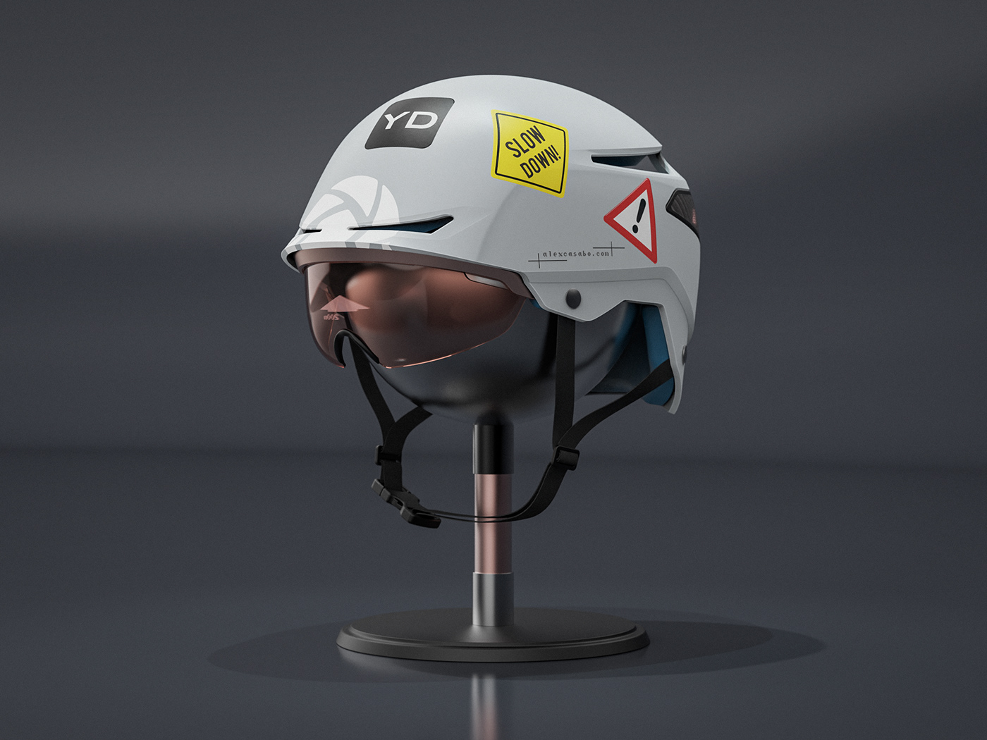 Bicycle，Helmet，Render，