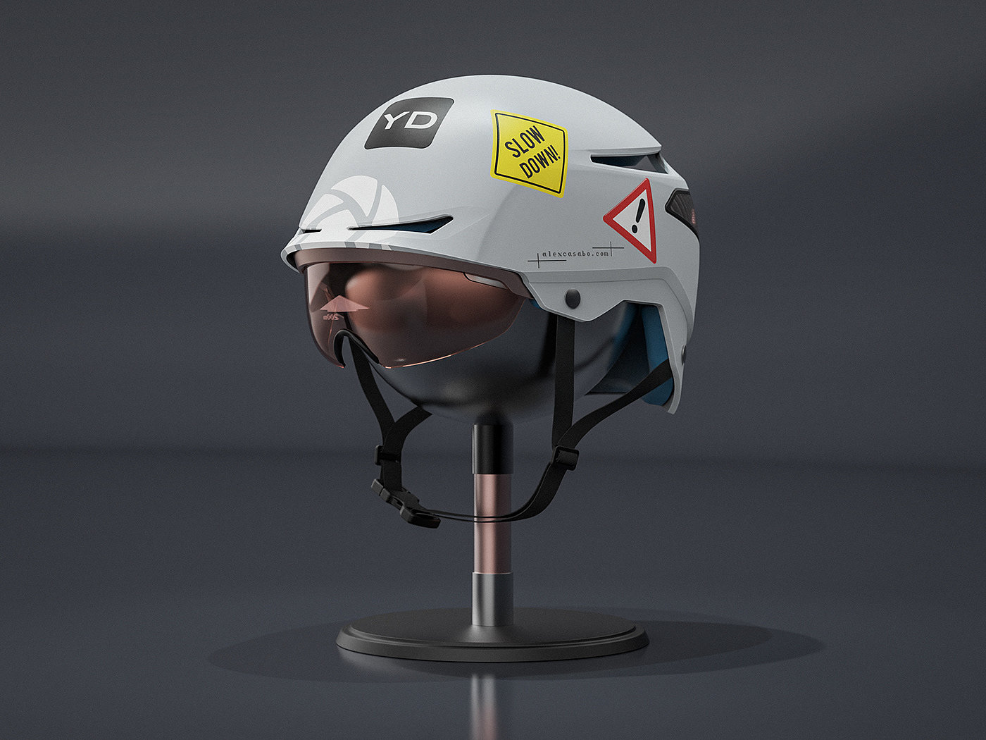 Bicycle，Helmet，Render，
