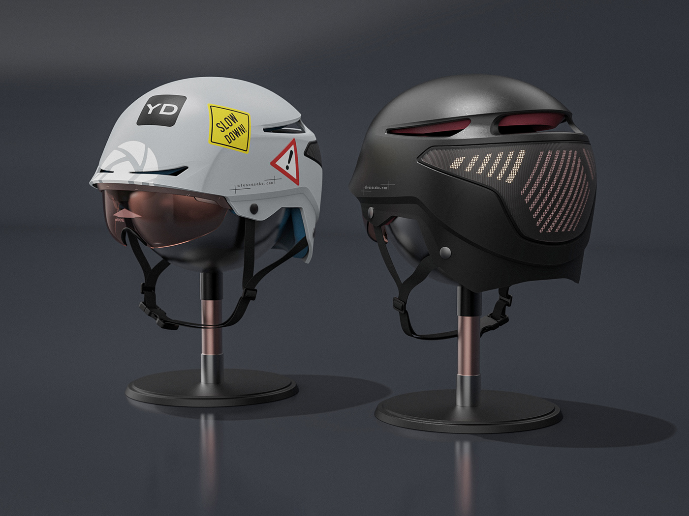 Bicycle，Helmet，Render，