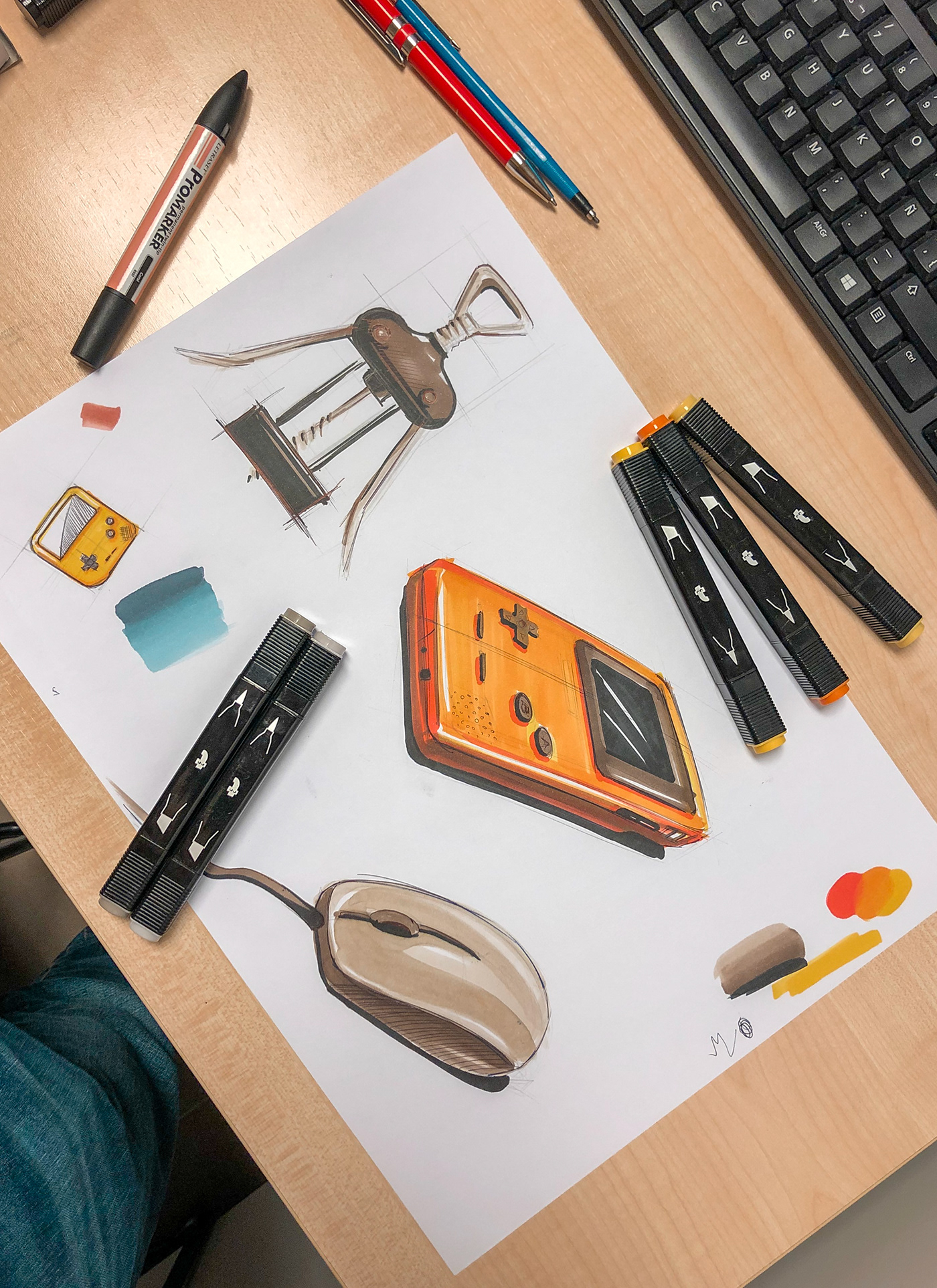 industrial design，Hand drawn，sketch，Sketch，