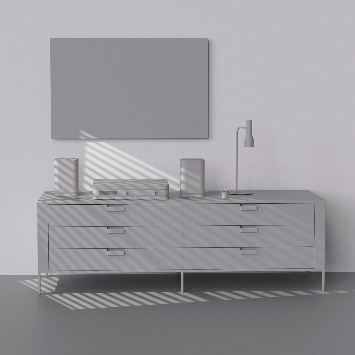 product design，player，Turntable concept，Modeling and rendering，