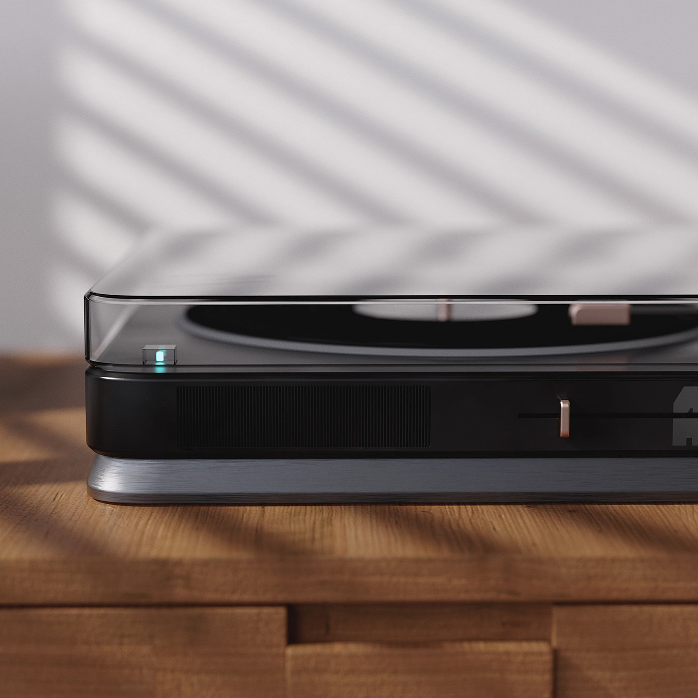 product design，player，Turntable concept，Modeling and rendering，