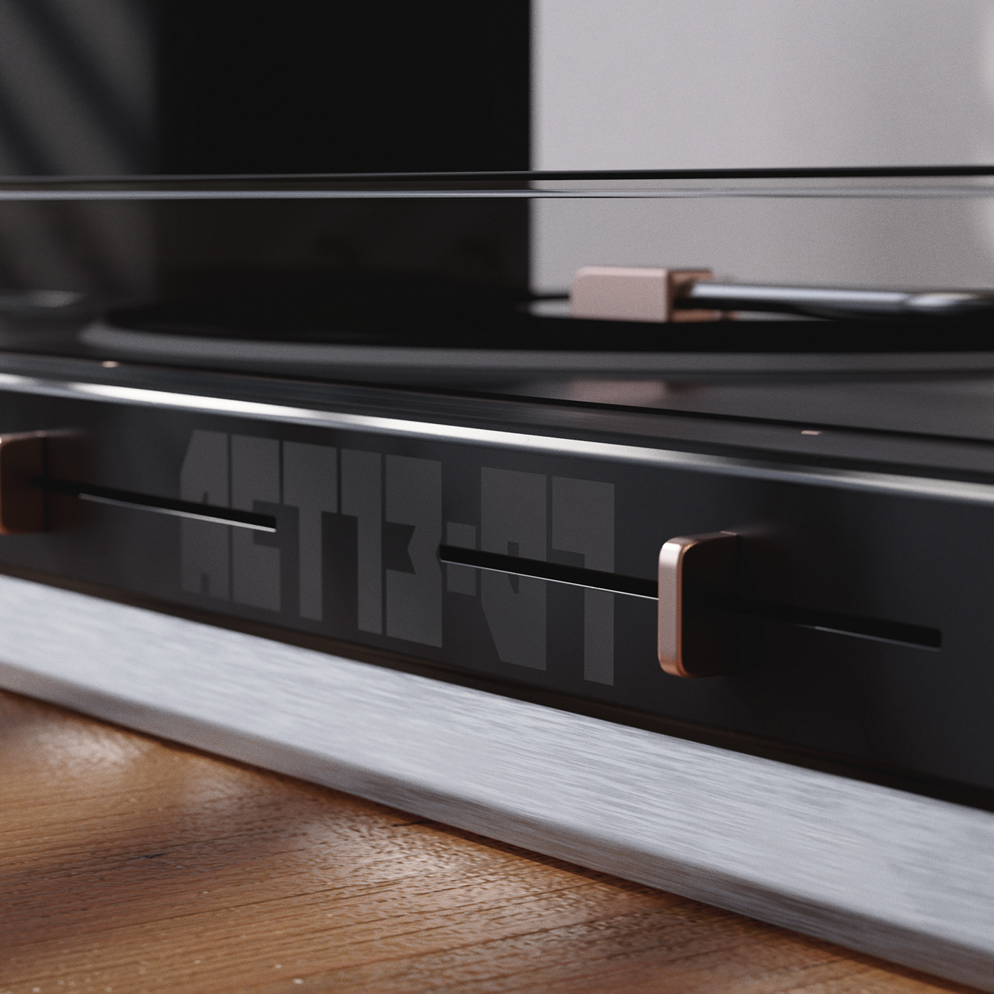 product design，player，Turntable concept，Modeling and rendering，
