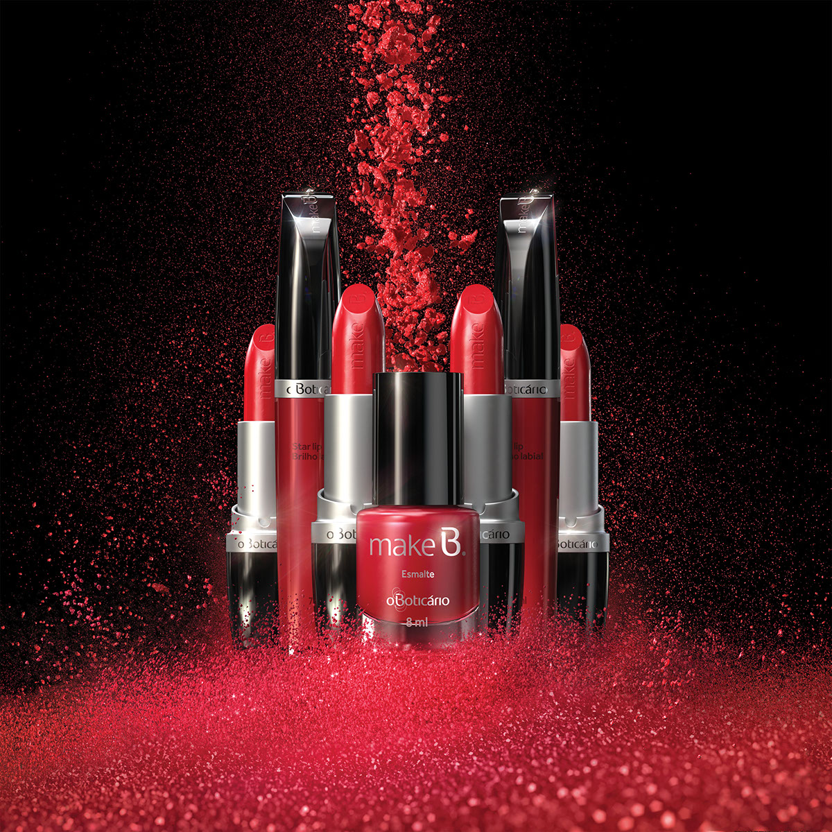 skin care products，Cosmetics，Lipstick，Model，Render，