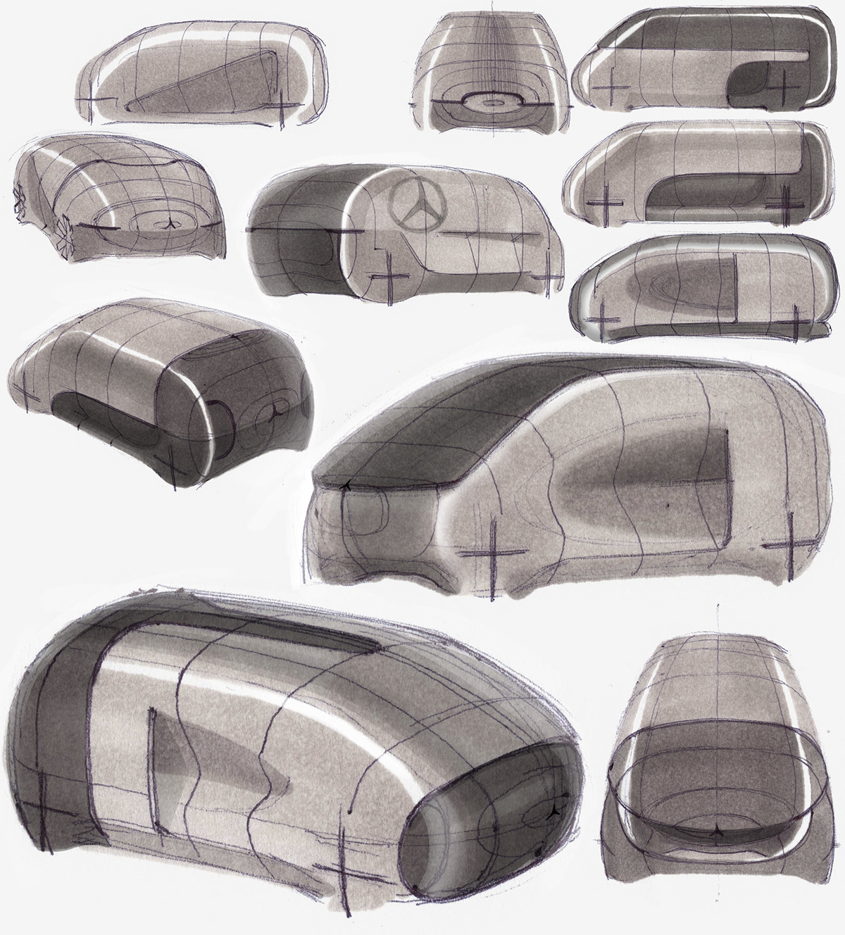 Sketch book，automobile，product design，