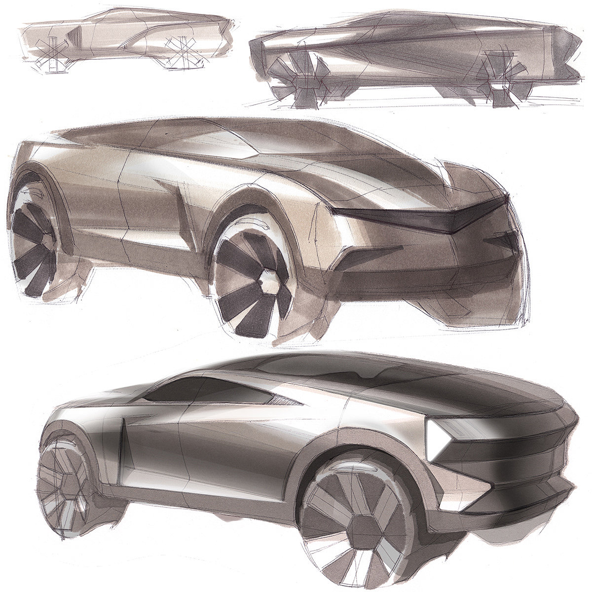 Sketch book，automobile，product design，