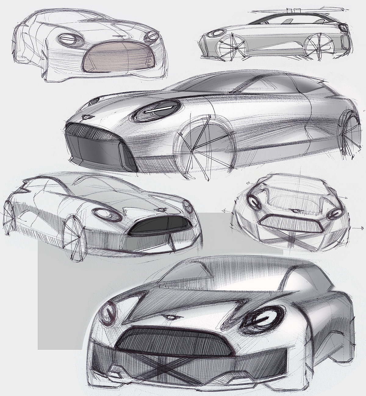 Sketch book，automobile，product design，